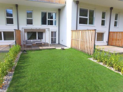 Exklusive Gartenmaisonette mit PANORAMABLICK – Erstbezug, direkt vom Bauträger und PROVISIONSFREI!