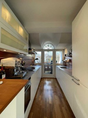 Stilvolle 3-Zimmer-Dachterassnwohnung mit luxuriöser Innenausstattung Pullach im Isartal