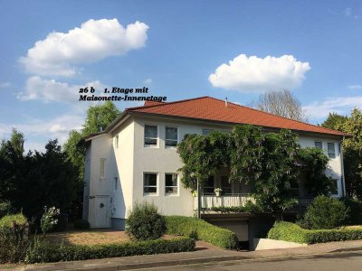 Freundliche und gepflegte 3,5-Zimmer-Maisonette-Wohnung mit geh. Innenausstattung mit Balkon