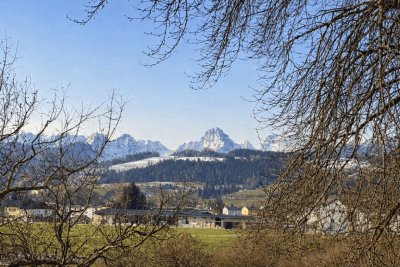 Wohnung mit Blick auf die Berge im Zentrum von Windischgarsten - extrem ruhige Lage neben dem Friedhof + großes Kellerabteil