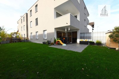Moderne 3-Zimmer-Wohnung mit großem Garten und Terrasse