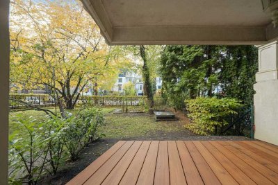 Charmante 2 Zimmer Wohnung mit Terrasse im Herzen von Harvestehude