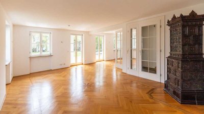 Seltene Gelegenheit für Familien: Großzügige Maisonettewohnung mit 300 m² Südgarten