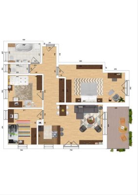 Familienfreundlich & elegant: 4-Zimmer-Neubau mit Terrasse und Gartenanteil