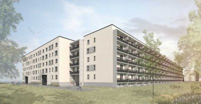 Wohnberechtigungsschein erforderlich! - sanierte 3-Raum-Wohnung  mit Dusche und Badewanne