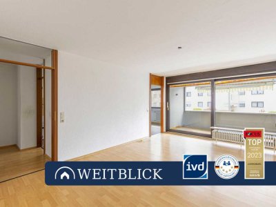 WEITBLICK: Gepflegte 3-Zi.-Wohnung mit neuem Bad