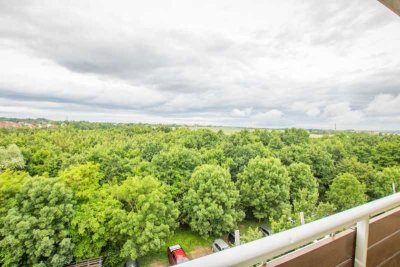 Was für eine Aussicht! 3 Räume mit Balkon an der Heide