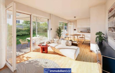 Erstbezug: 3-Zi-Gartenwohnung mit Terrasse, Fußbodenheizung &amp; U-Bahn Nähe in 1120 Wien!