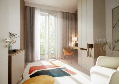 Neubauwohnung mit Domblick: Traumhafte 2-Zimmer-Wohnung mit Terrasse - tolle Lage in Limburg