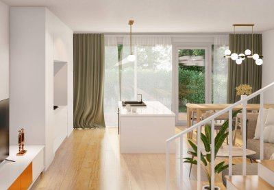 Garten &amp; Dachterrasse - modernes Wohnen für Familien - PIROL03