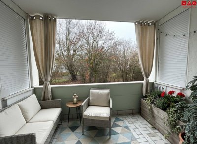 Helle 3-Zimmer-Wohnung mit großzügiger Loggia, Lift &amp; Parkplatz in Linz-Ebelsberg!