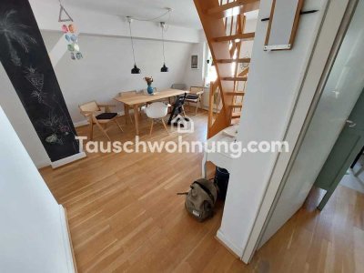 Tauschwohnung: Maisonette und Garten