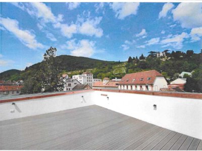 Dachgeschosswohnung mit großer Dachterrasse in NW-Kernstadt