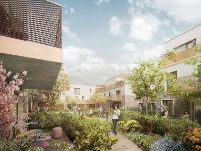 Business Campus Garching: Ruhe & Alpenblick mit 2 Zimmern, Terrasse und Privatgarten