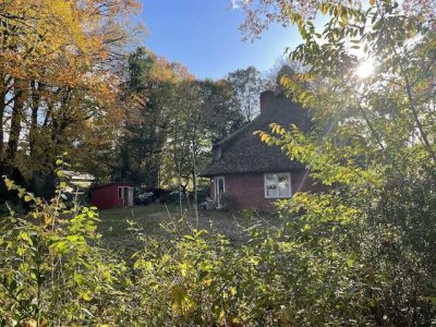 Fischerhude-Quelkhorn! Reetgedecktes Rundhaus in der Surheide an Liebhaber:innen zu verkaufen!