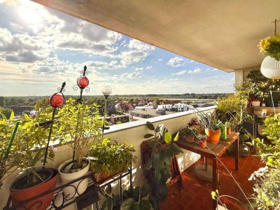 eigenes Schwimmbad und atemberaubendes Panorama - großzügig geschnittene, helle 3 Zimmer-Wohnung