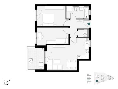 ERSTBEZUG I Attraktive 3-Zimmer Wohnung mit sonnigem Balkon