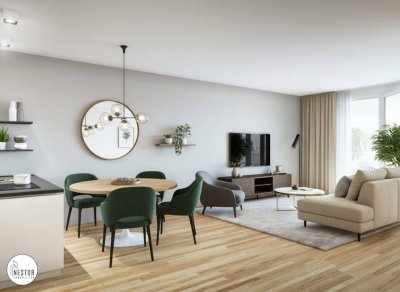 PROVISIONSFREI I Helle 3-Zimmer-Wohnung mit Balkon I Erstbezug