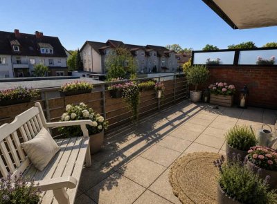 Am Schölerberg: Solide 3-Zimmer-Wohnung mit besonders großem Balkon