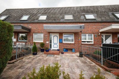 TT bietet an: Wohnen am Wasser - Reihenhaus  in ruhiger Lage in Wilhelmshaven West!