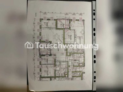 Tauschwohnung: Große 4-Zimmer-Flat in Freiburg, Brühl zu tauschen