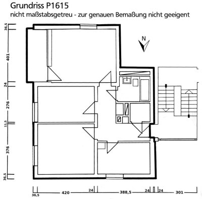 Modernisierte 3-Zimmer-Wohnung mit Balkon und EBK in Passau