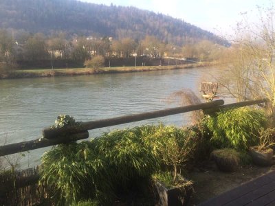 Schicke Single/Pärchenwohnung in Heidelberg mit Sonnenterrasse über dem Neckar