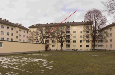 Helle 3-Zimmer-Wohnung mit Südbalkon in zentraler Lage in Kempten