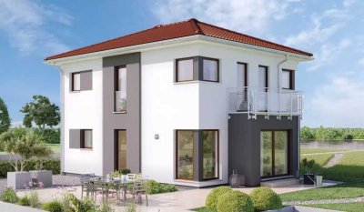 Raus an die frische Luft: Walmdach-Neubau + Spielgarten.