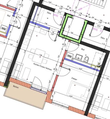 Neubau Erstbezug, helle 2-Zimmer Wohnung mit Balkon und Tiefgarage