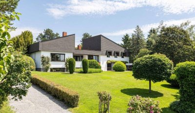 Architektentraum in absoluter Ruhelage – Indoor-Pool, Schneeberg-Panorama &amp; 3.234 m² Parkgarten