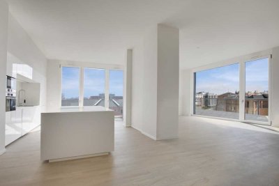 Penthouse im Erstbezug I 100qm Terrasse I provisionsfrei