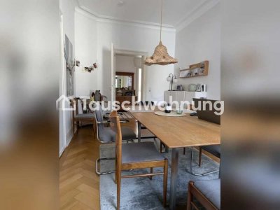 Tauschwohnung: Biete schönen Altbau Nordend gegen Große Garten-Wohnung