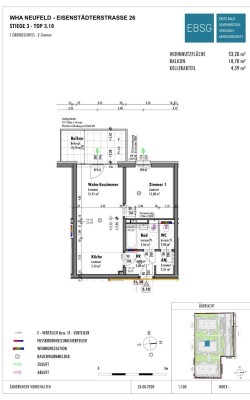 2-Zimmerwohnung im 1.OG mit Balkon