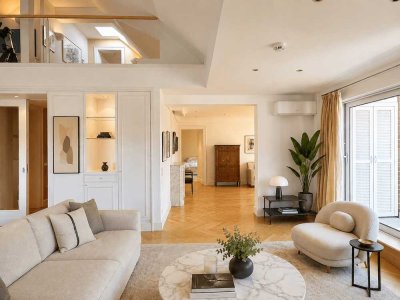 Exklusive Dachgeschoss-Maisonette mit Aufzug, Kamin und traumhaftem Weitblick