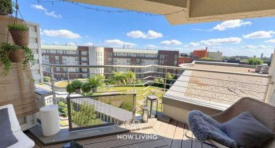 Wohnen nahe HafenCity: Penthouse mit Süd-Loggia und Blick Richtung Elbtower