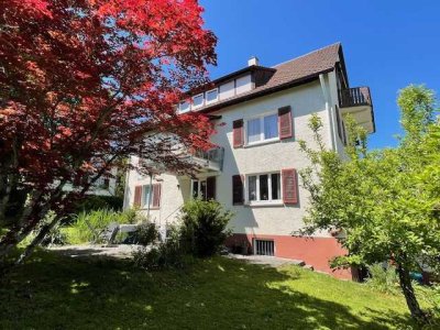 Hochwertig modernisierte 3-Zi.-Wohnung mit Balkon und Gartenanteil beim Schulcampus