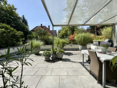 KIRCHRODE: Großzügige Maisonette, 55m²-Terrasse, Loggia, 4,5 Zimmer, 2 Küchen, 2 Bäder, opt. 2 TG-SP