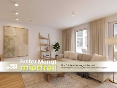 Neubau DREILINDEN Living: Moderne 2-Zimmer-Wohnung mit Terrasse und modernem Wannenbad **1 NKM FR...