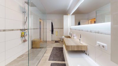 +++ STOCKERAU / Unterzögersdorf, charmantes, liebevoll designtes Haus, RIESENWOHNRAUM mit TRAUMKÜCHE, Garten + GRILLTERRASSE +++