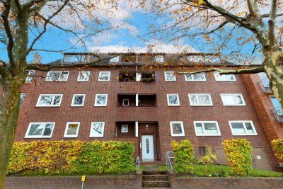 Ankommen & Aufatmen: Helle 2-Zimmer mit Balkon, separater Wohnküche & Dielenboden