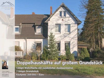 DHH mit Ausbaureserve auf großem Grundstück in Alt-Rentfort