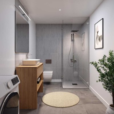 Erstbezug: Seniorengerechte Neubau-Wohnung inklusive Balkon mit Morgensonne im 1. OG (WG3)