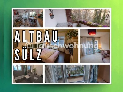 Tauschwohnung: 75m² Altbau Lindenthal/Sülz, 2 Balkone, 980€ – Tausch