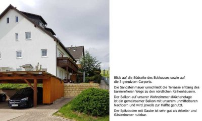 Reiheneckhaus im Grünen - ruhige und sonnige Lage
