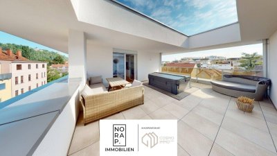 Traumhafte Dachterrassenwohnung mit Panoramablick auf Schlossberg &amp; Plabutsch - Investment oder Eigenheim
