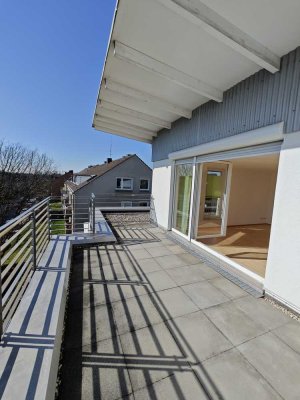 Helle Dachterrassen-Wohnung mit Penthouse-Charakter in ruhiger Lage von Bochum-Oberdahlhausen