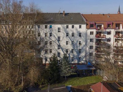 Charmante 2-Zimmer-Altbauwohnung mit Denkmalschutz + Balkon im Leipziger Osten, Anger-Crottendorf