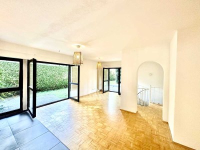 Provisionsfreie 3-Zimmer Wohnung mit eigenem 100qm Garten auf zwei Etagen im Herzen Pasings