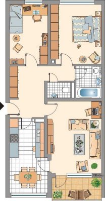 3-Zimmer mit am Hackenberg in Remscheid
